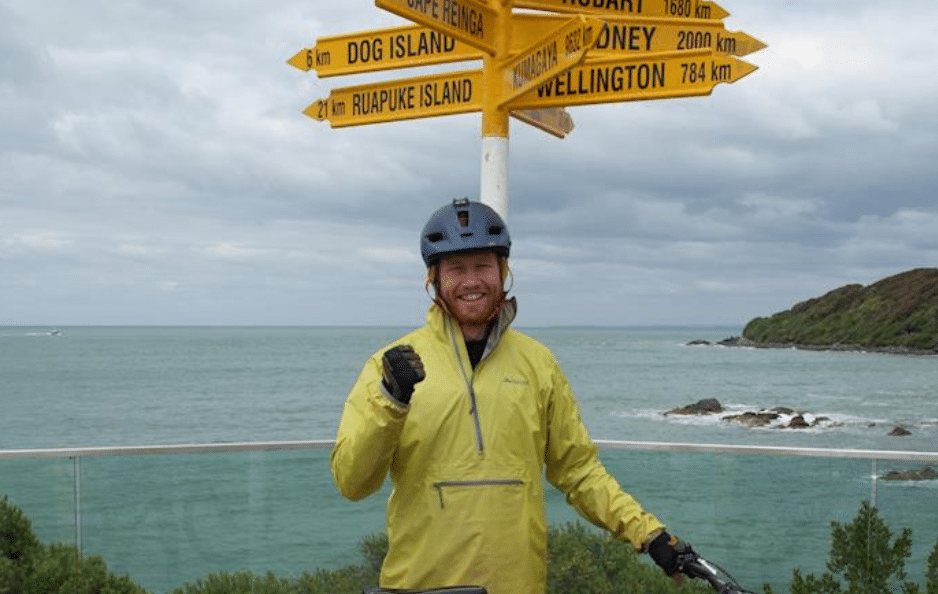 Jamie rides New Zealand for Big Buddy