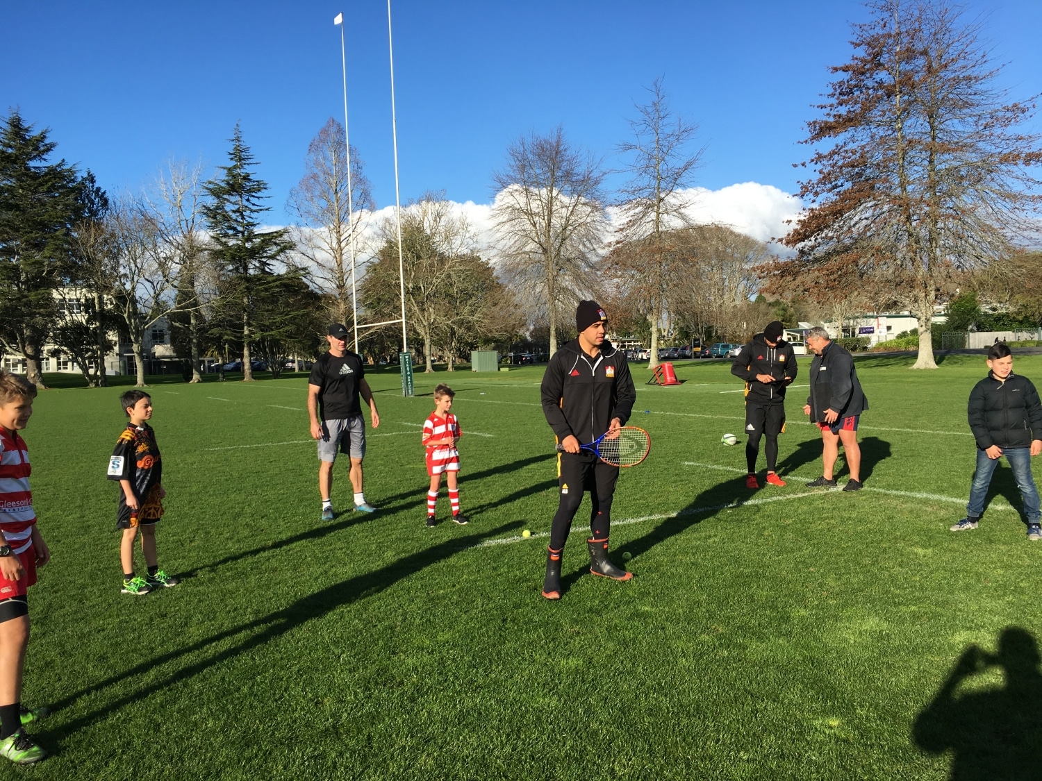 Gallagher Chiefs train Little Buddies