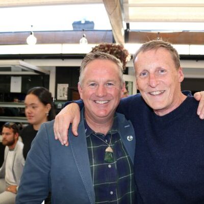 Mark Talbot and Travis