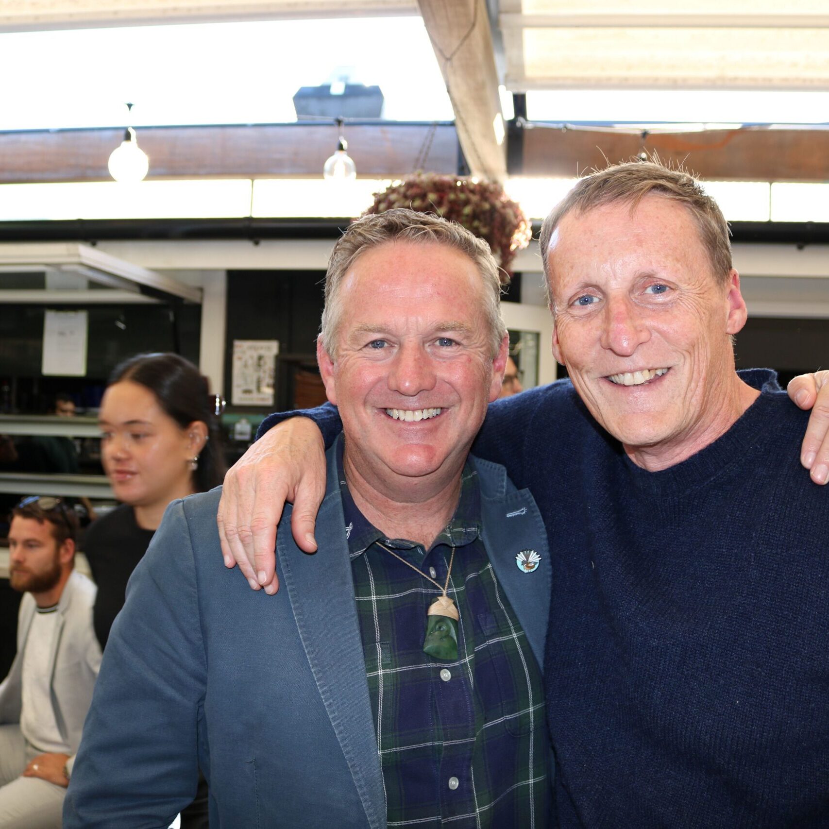 Mark Talbot and Travis