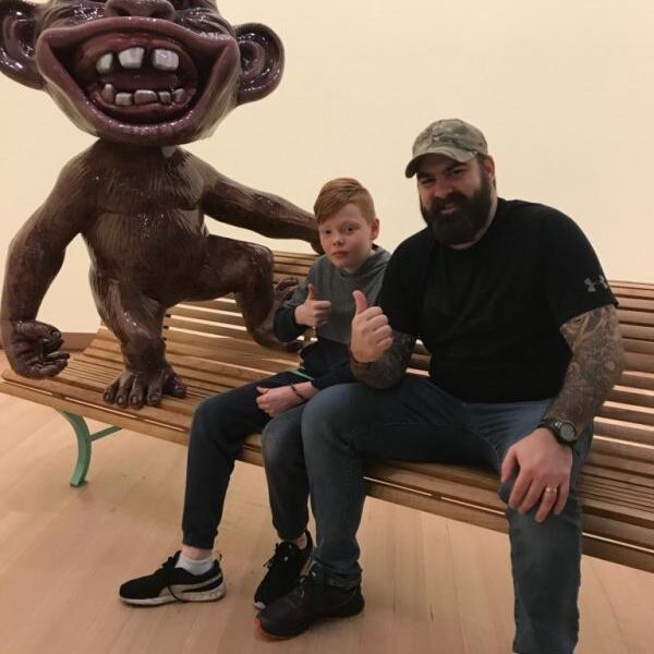 Ollie and Ken at Te Papapa